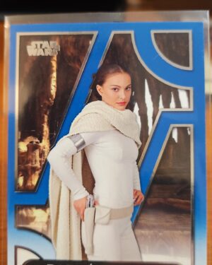 2018 Topps Star Wars Galactic Files Reborn blue Padme Amidala #Aotc-23
