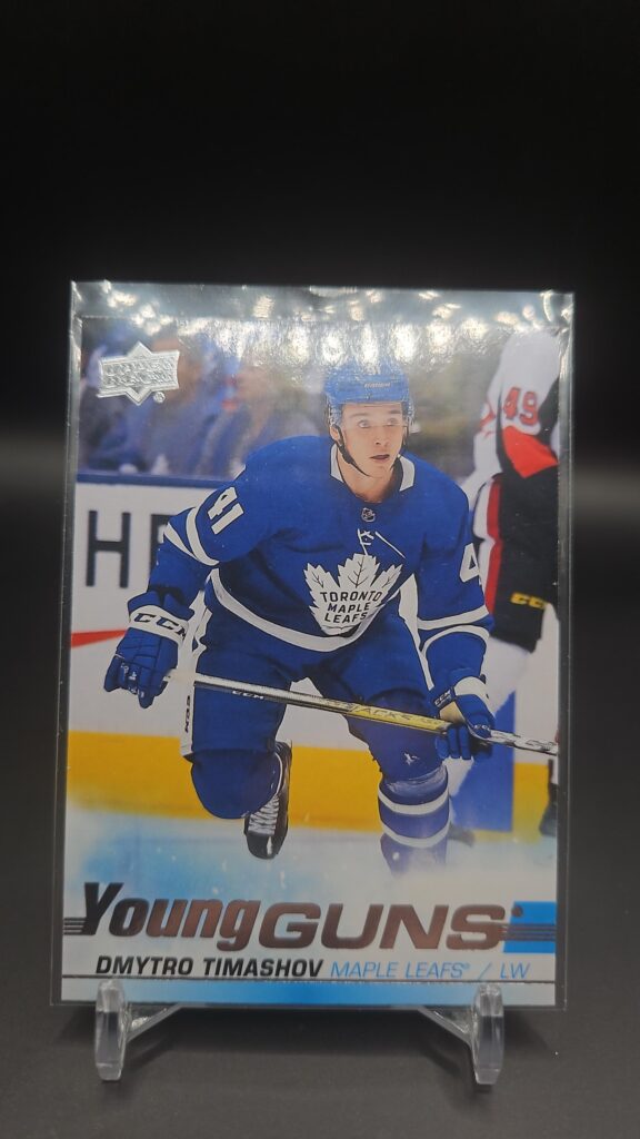 Dmytro Timashov Upper Deck Young Guns 2019-20 Series 2 #460 Toronto Maple Leafs rookie card