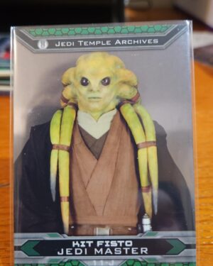 2015 Topps Star Wars Chrome Perspectives: Jedi vs Sith Refractor Kit Fisto#11-j