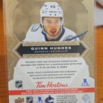 2024-25 UD Tim Hortons PURE GOLD Quinn Hughes #PG-1 - Image 2