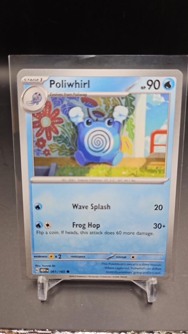Poliwhirl Common 061/165 Scarlet & Violet 151 Pokemon Card