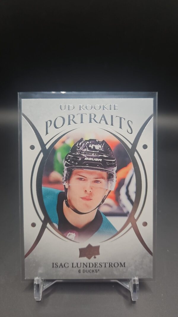 2018-19 Upper Deck UD Portraits - ISAC LUNDESTROM #P81 Anaheim Ducks Rookie