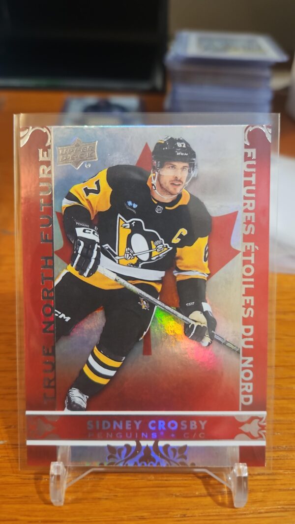2024-25 TIM HORTONS #TN-16 SIDNEY CROSBY PITTSBURGH PENGUINS TRUE NORTH FUTURE