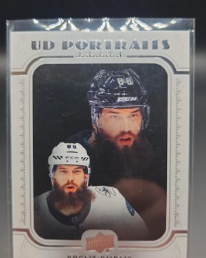 2019-20 Upper Deck Series 1 UD Portraits Brent Burns #P-37 Card