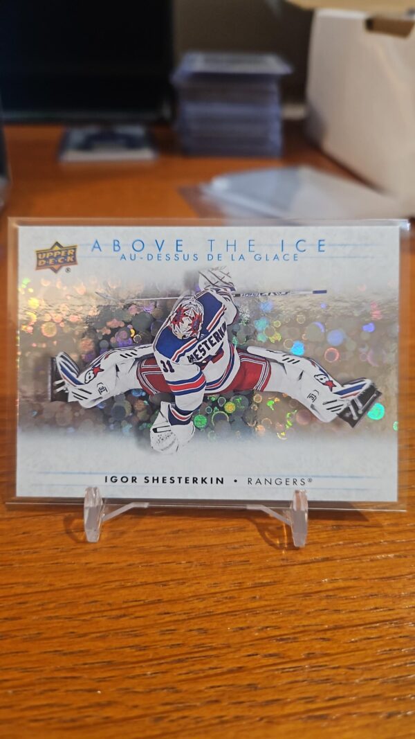 2024-25 TIM HORTONS #AI-5 IGOR SHESTERKIN NEW YORK RANGERS ABOVE THE ICE
