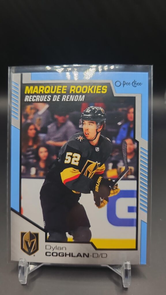 2020-21 O-Pee-Chee Marquee Rookies Blue Border Dylan Coghlan #649 Card