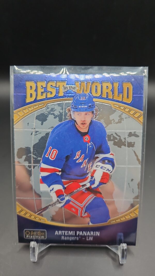 2019-20 O-Pee-Chee Platinum Best in the World Artemi Panarin BW-2 New York Rang