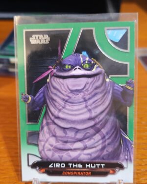 2017 Topps Star Wars Galactic Files Reborn Green /199 Ziro the Hutt #ACW-11
