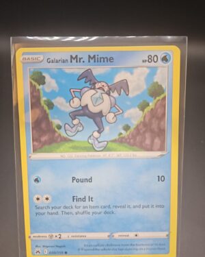 Galarian Mr. Mime 030/159 Crown Zenith Pokémon TCG card