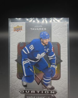 John Tavares Upper Deck Extended Series Ovation 2020-21 #O-21 Toronto Maple Leafs hockey card