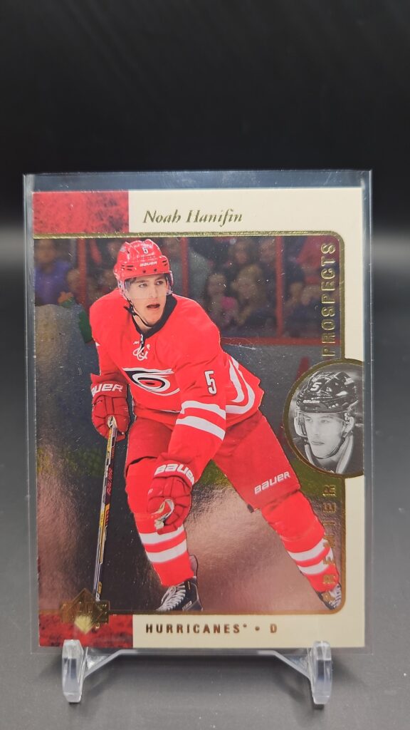 Noah Hanifin, SP Retro, 2015-16, SP Authentic, Rookie Card, #R46, Carolina Hurricanes