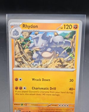 Rhydon 112/165 Uncommon Scarlet and Violet 151 Pokemon TCG