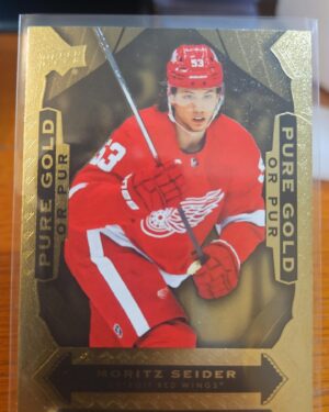2024-25 Upper Deck Tim Hortons Pure Gold #PG-10 Moritz Seider hockey card