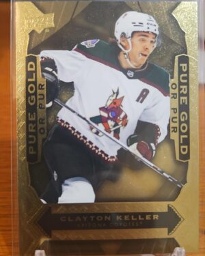 2024-25 Upper Deck Tim Hortons Pure Gold #PG-16 Clayton Keller hockey card
