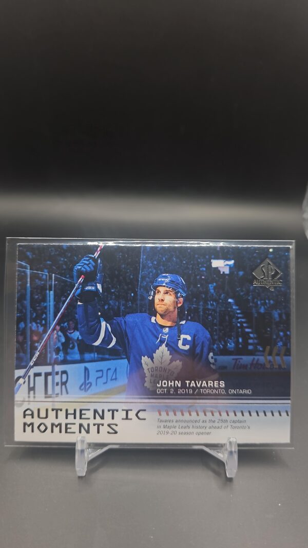 2019-20 SP Authentic Authentic Moments John Tavares Card# 112