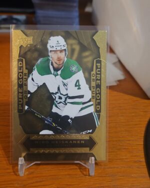 2024-25 Upper Deck Tim Hortons Pure Gold #PG-6 Miro Heiskanen hockey card