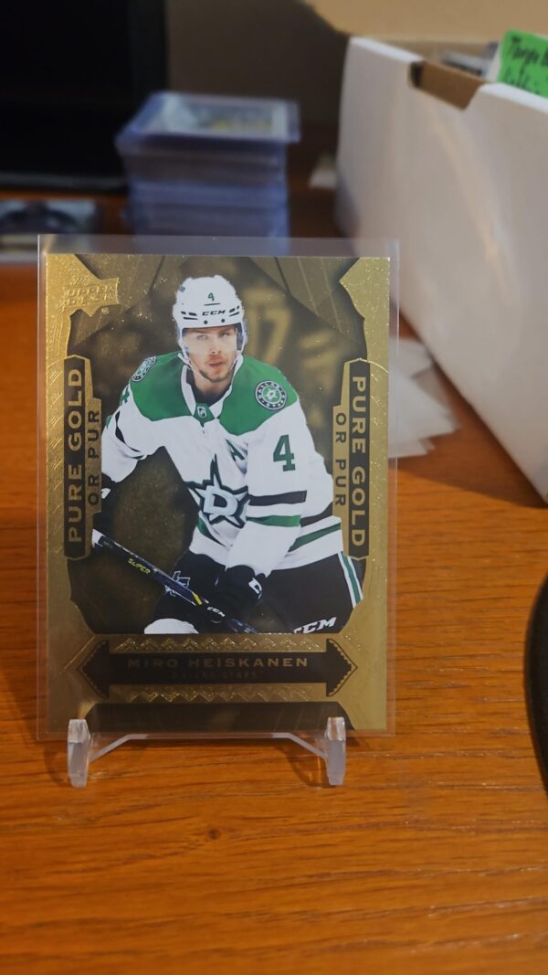 2024-25 TIM HORTONS PURE GOLD MIRO HEISKANEN #PG-6 DALLAS STARS