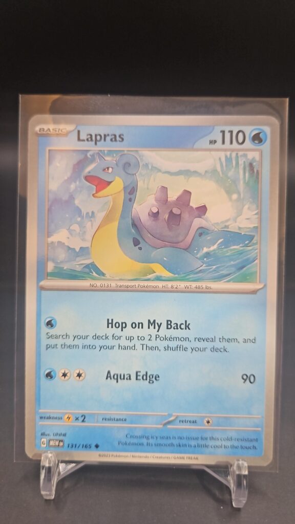 Lapras 151 Scarlet & Violet Pokémon Card