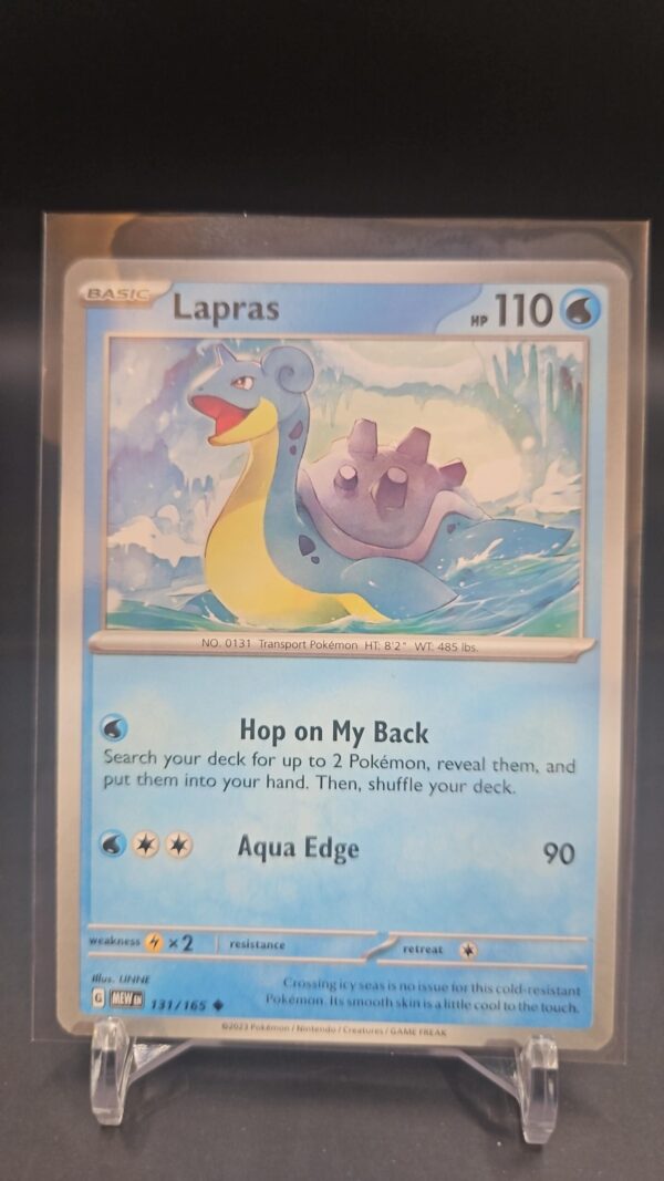 Lapras 151 Scarlet & Violet Pokémon Card
