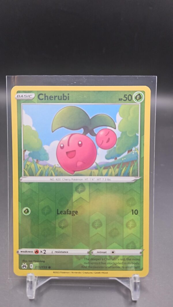 Cherubi 011/159 - Pokemon Crown Zenith - Reverse Holo - NM