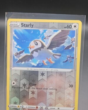 Starly #110/159 Crown Zenith reverse Holo Pokemon Common