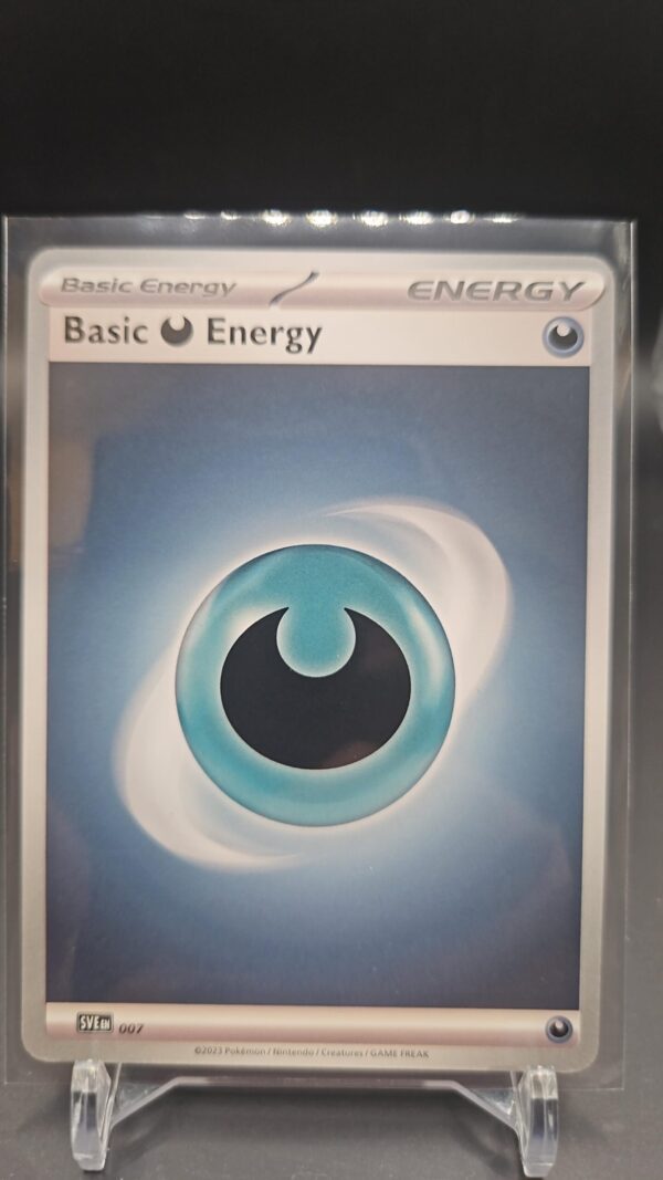 2023 POKEMON SCARLET & VIOLET 151 DARKNESS ENERGY 007 NON HOLO
