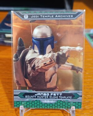 2015 Star Wars Chrome Perspective Jedi vs. Sith Card Refractor #33-J Jango Fett