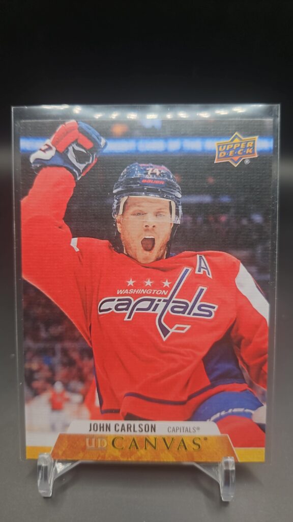 2020-21 Upper Deck Series 1 UD Canvas John Carlson #C85 Card