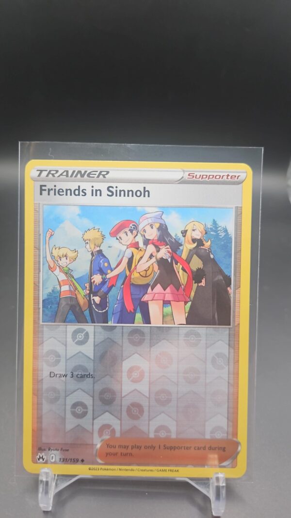Reverse Holo Friends in Sinnoh 131/159 Uncommon Crown Zenith Pokemon TCG