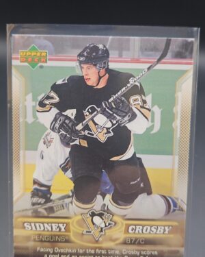 2005-06 Upper Deck Phenomenal Beginnings Sidney Crosby #12, Penguins card, Crosby rookie season, Upper Deck insert