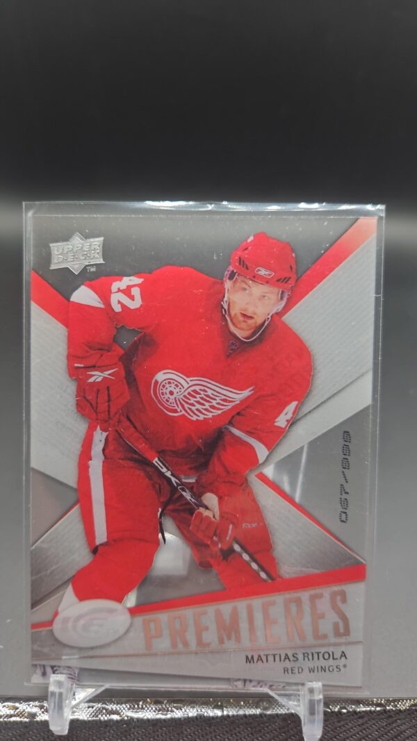 08/09 UPPER DECK ICE PREMIERES RC #139 Mattias Ritola #/999
