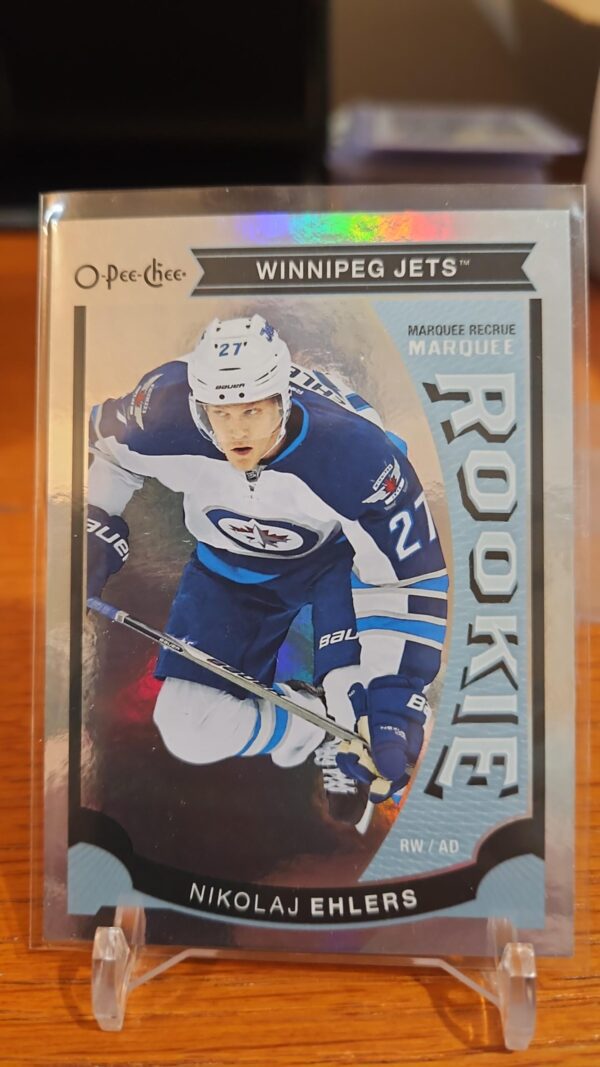 2015-16 Upper Deck Series 2 NIKOLAJ EHLERS #U12 O-Pee-Chee Update RAINBOW ROOKIE