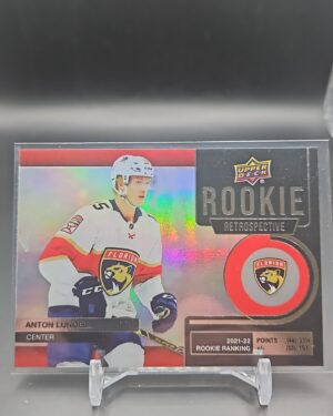 2022-23 Upper Deck Series 1 Rookie Retrospective Anton Lundell #RR-15 Card