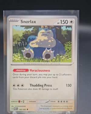 Snorlax 143/165 pokemon tcg 151 Scarlet Violet Pokemon Card