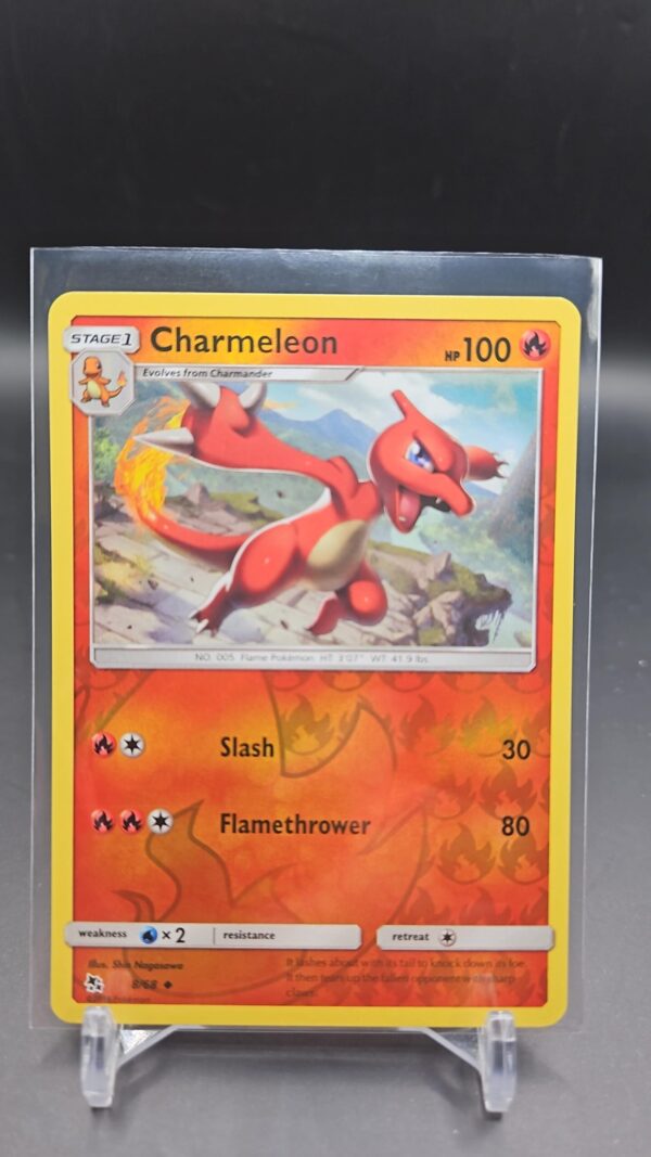 Charmeleon 8/68 Reverse Holo Hidden Fates Pokemon Card
