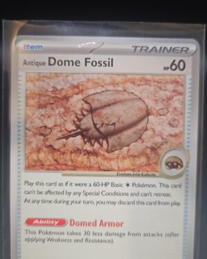 Antique Dome Fossil 152/165 Common Pokemon 151 English