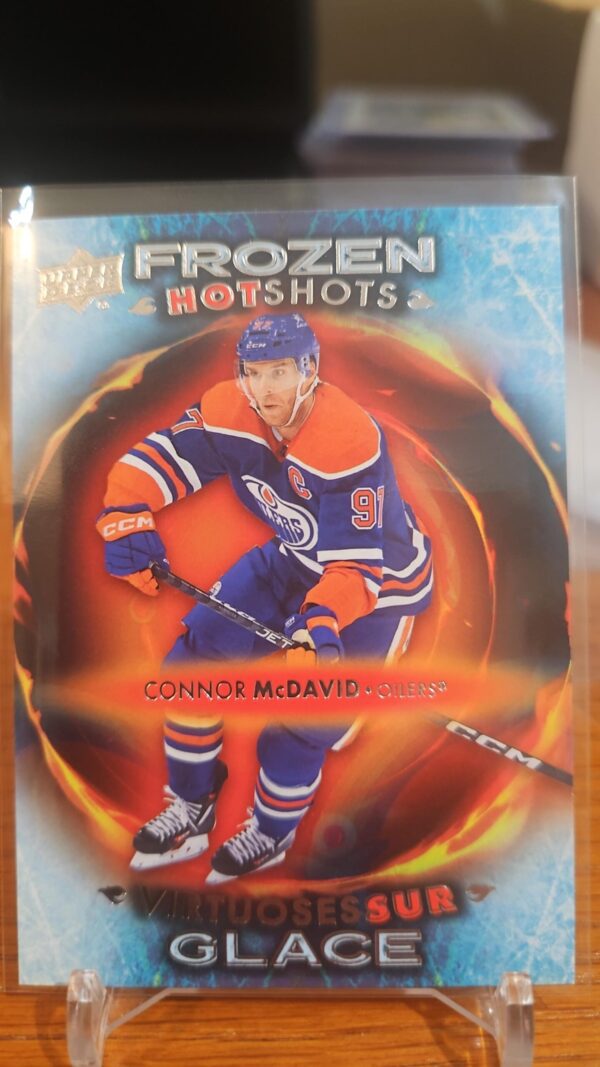 2024-25 UD Tim Hortons FROZEN HOTSHOTS CONNOR MCDAVID# FH-18