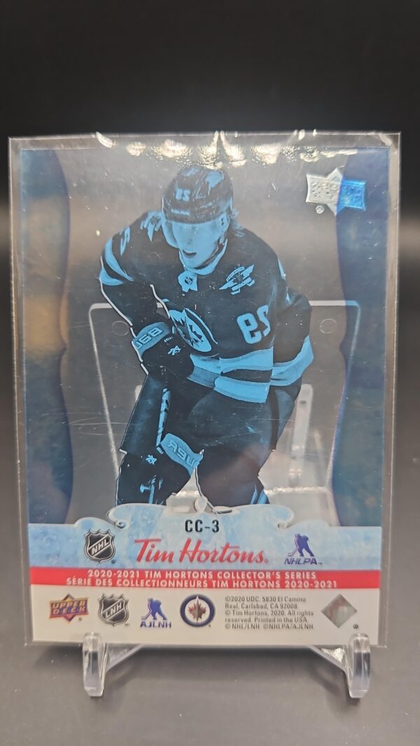PATRIK LAINE 2020-21 UD #CC3 Tim Hortons Clear Cut Phenoms Winnipeg Jets - Image 3