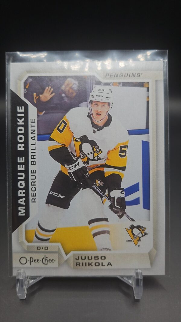 2018 18-19 OPC O-PEE-CHEE UPDATE MARQUEE ROOKIE PENGUINS JUUSO RIIKOLA #646
