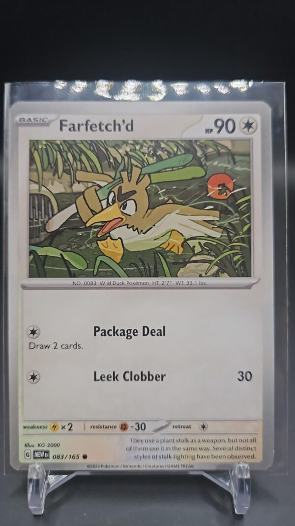 Farfetch'd 083/165 Common Scarlet & Violet 151 Pokemon Eng Card