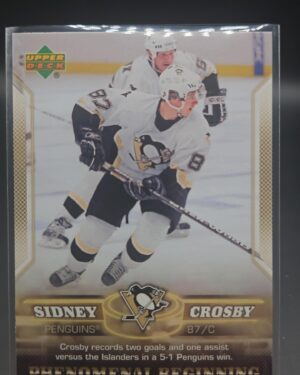 Sidney Crosby, Phenomenal Beginning, 2005-06, Upper Deck, #7, Pittsburgh Penguins