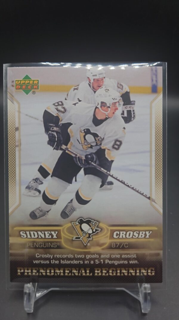 2005 Upper Deck Phenomenal Beginning Hockey Sidney Crosby #7