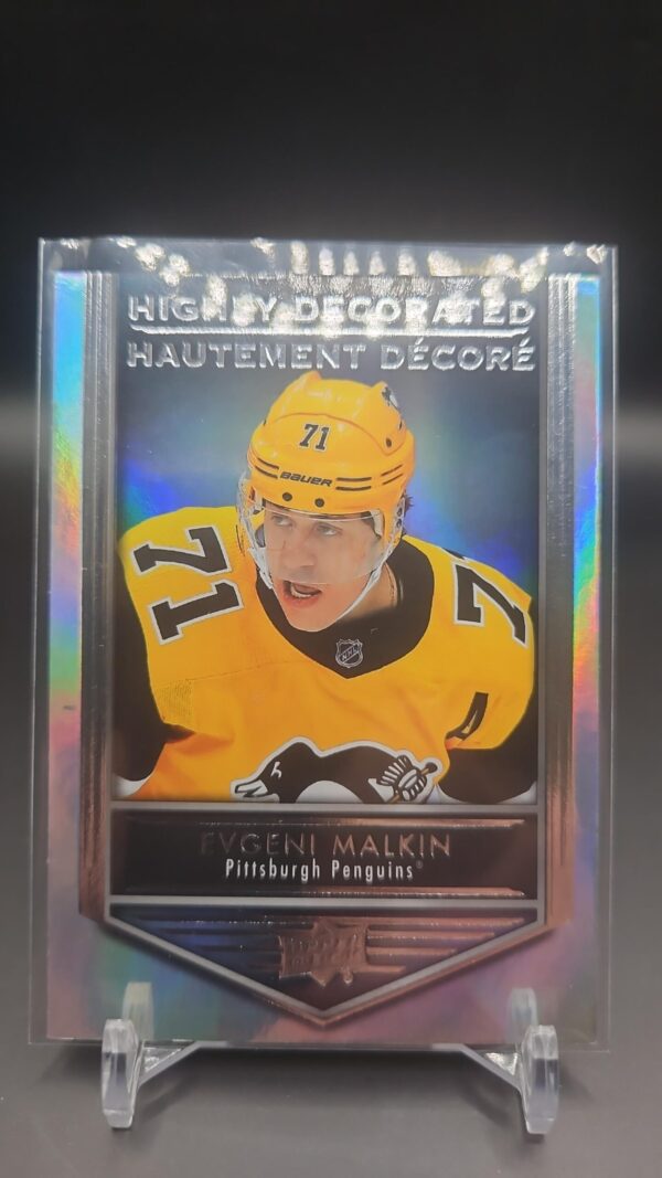 2019-20 UD TIM HORTON'S HIGHLY DECORATED # HD-11 Evgeni Malkin