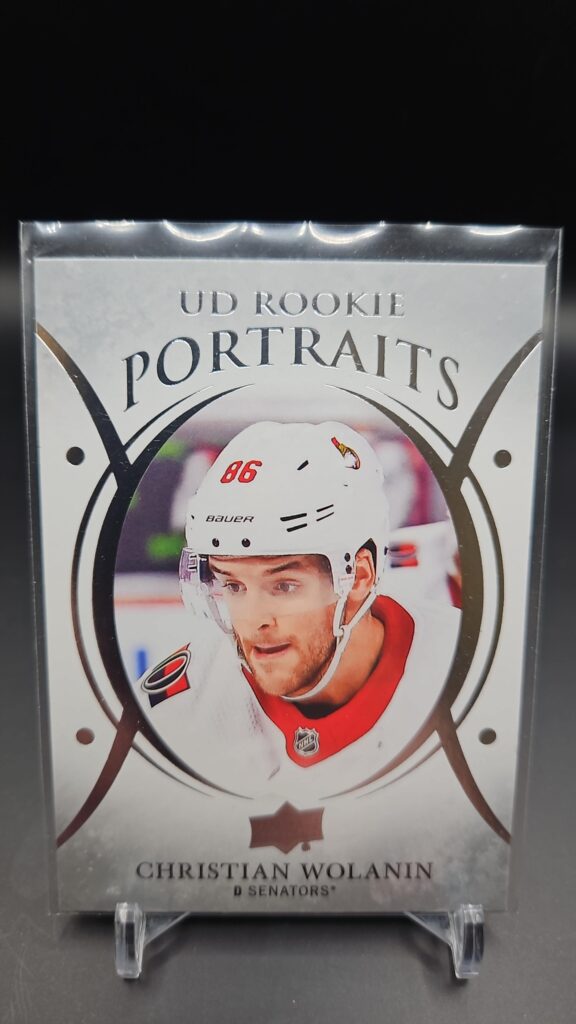 Christian Wolanin 2018-19 Upper Deck Series 1 UD Portraits Rookies #P-59 Rookie Card