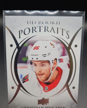 Christian Wolanin 2018-19 Upper Deck Series 1 UD Portraits Rookies #P-59 Rookie Card
