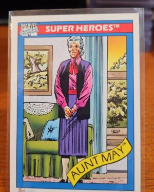 1990 Impel Marvel Universe Series 1 Card #28 Aunt May