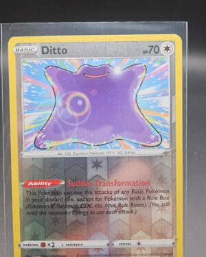 Ditto 107/159 Reverse Holo Crown Zenith Pokémon TCG Card Front