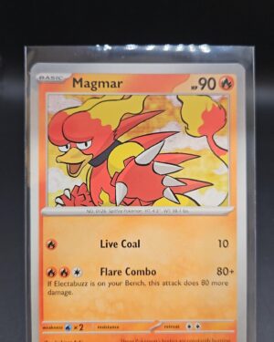 Magmar 126/165 from Scarlet & Violet 151, 2023 non holo English Pokémon card, featuring vivid artwork and collector appeal