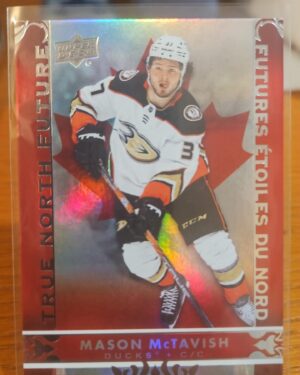 Mason McTavish Upper Deck Tim Hortons True North Future TN-13 Anaheim Ducks hockey card
