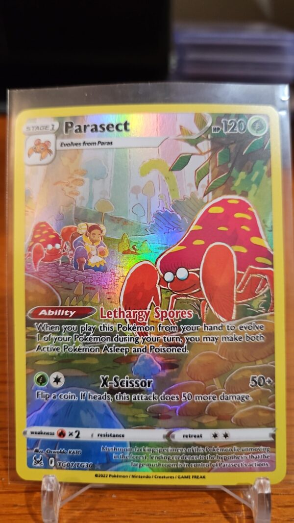 Pokemon TCG Parasect Lost Origin TG01/TG30 Holo Ultra Rare